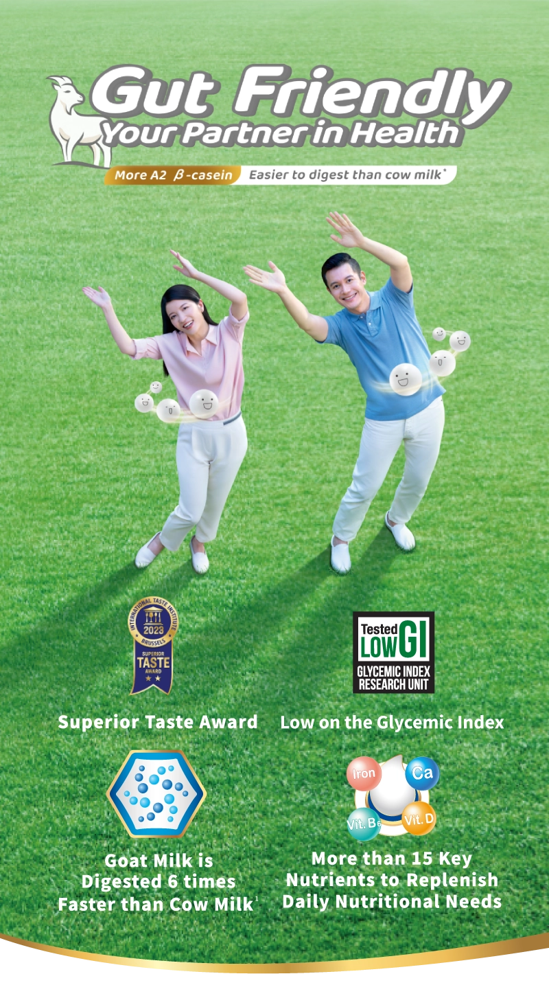 Gut Friendly Your Partner in Health More A2 β-casein Easier to digest than cow milk